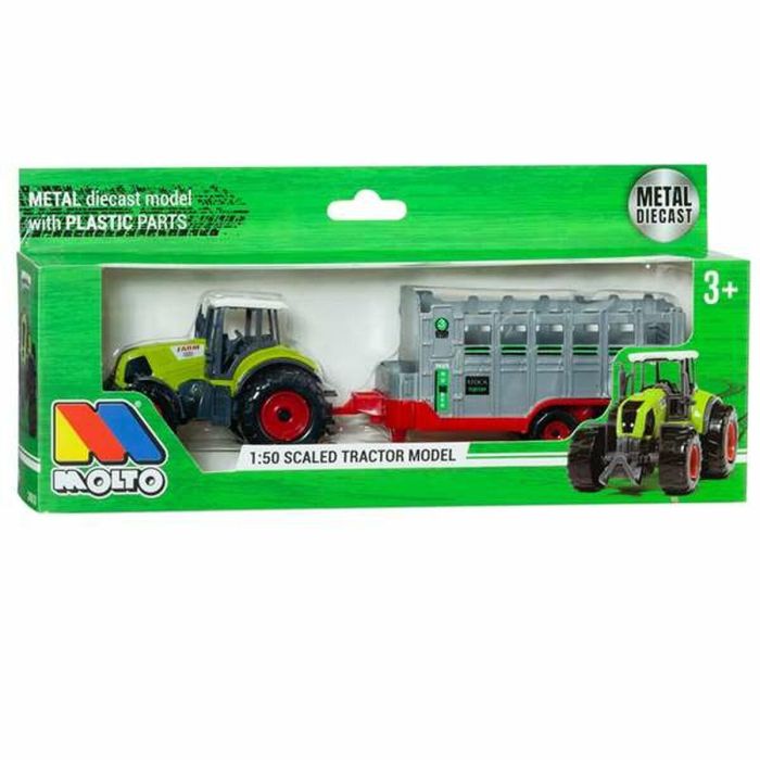 Tractor granja con remolque. escala 1:50 - modelos surtidos 5 Tractor granja con remolque. escala 1:50 - modelos surtidos 5