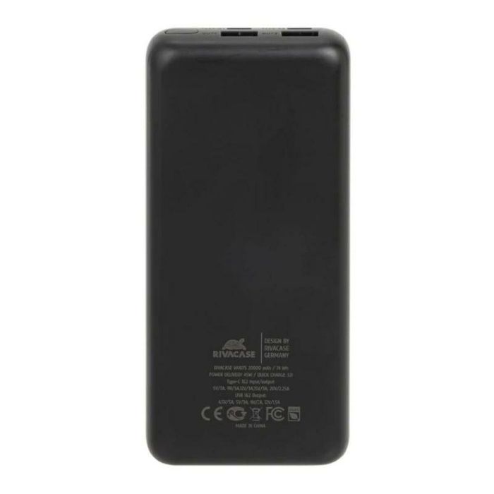 Powerbank Rivacase VA1075 Negro 20000 mAh 1