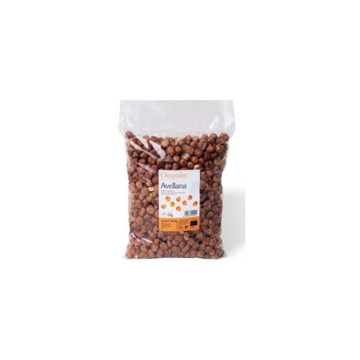 OLEANDER Avellana Cruda 1Kg Ecológica con Piel | Sin gluten, sin lactosa, sin huevo | Vegano