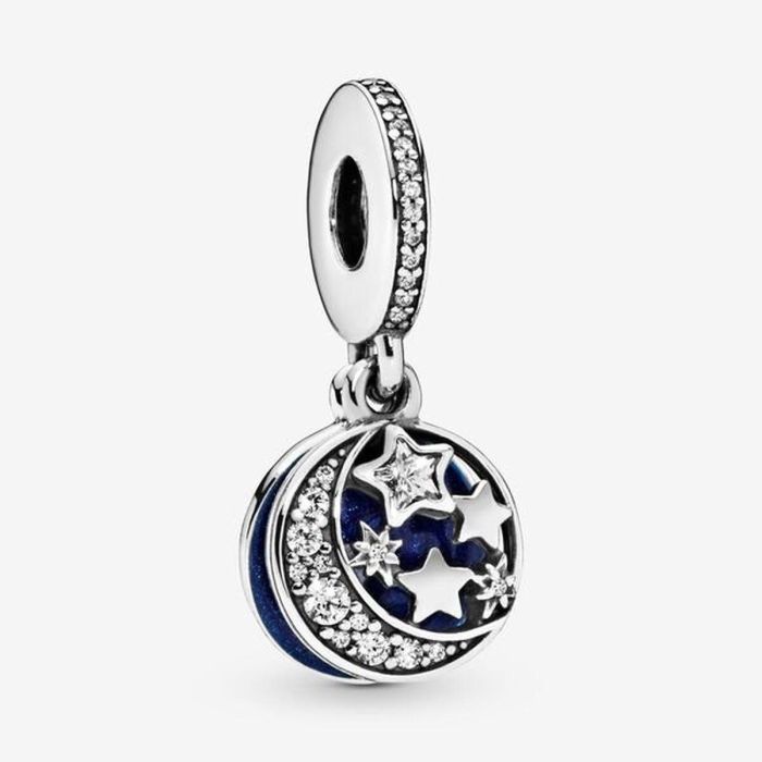 Charm Mujer Pandora MOON AND STAR SILVER 1