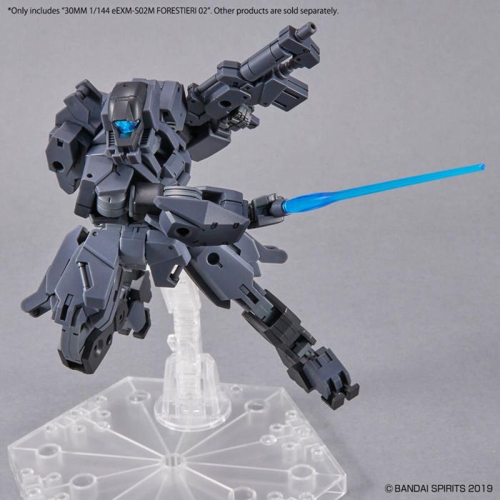 Bandai 30MM 1/144 eEXM-S02M FORESTIERI 02 - Maqueta Modelo Mecha, Mobile Suit Gundam, Earth Allied Forces, Kit de Plástico para Montar, Personalizable