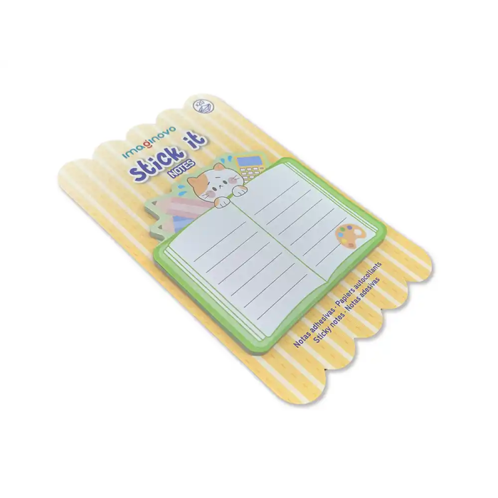 Imaginovo Bloc Notas Adhesivas Meow Fantasía 20 Hojas 70x70 mm 4