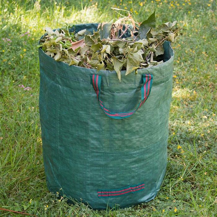 Faura Saco de Jardín 76 x 67 cm 272 L Verde Polietileno 2