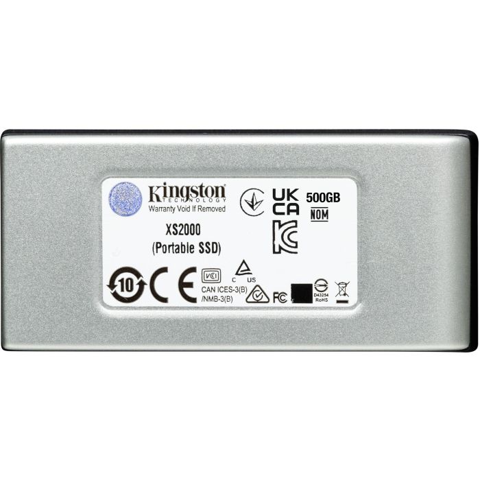 Kingston XS2000 SSD 1000 GB USB Tipo C 3.2 Gen 2 2000 MB/s Negro, Plata - SXS2000/1000G 1 Kingston XS2000 SSD 1000 GB USB Tipo C 3.2 Gen 2 2000 MB/s Negro, Plata - SXS2000/1000G 1