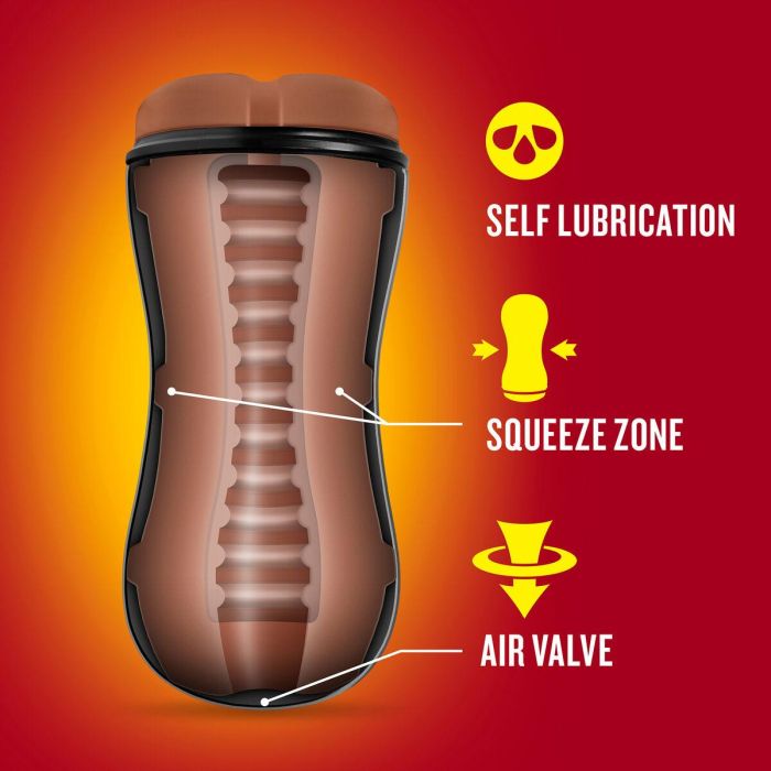 Masturbador Masculino Blush Loverboy Marrón 5 Masturbador Masculino Blush Loverboy Marrón 5