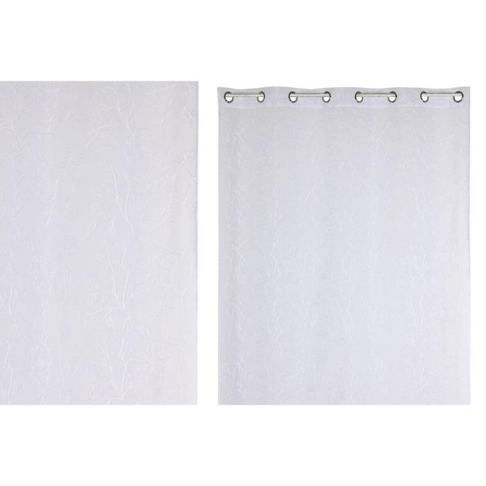 Cortina Urban DKD Home Decor Blanco 260 x 140 cm 1