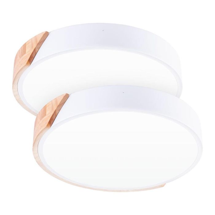 Pack 2 Plafónes LED 18W 1.800Lm Redondo BiColor "Veronica" CCT Seleccionable 40.000H [HO-PL-BI-18W-03-PK2]