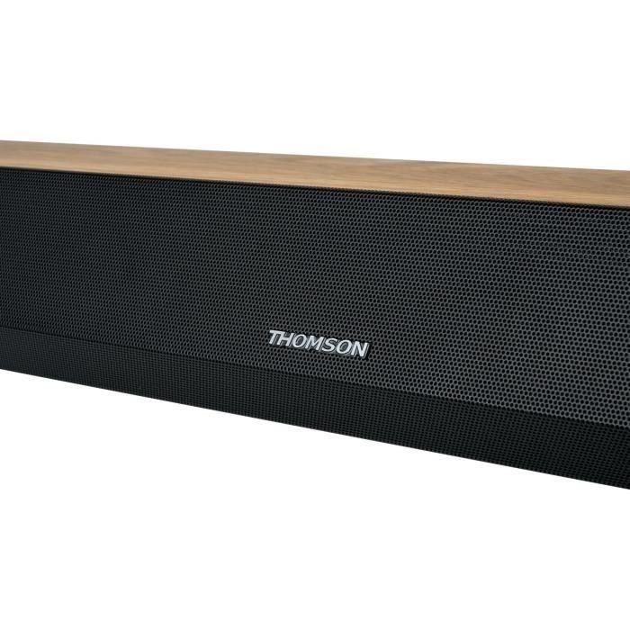 THOMSON SB552BTS Barra de sonido USB Bluetooth Con subwoofer Acabado en madera y negro 4