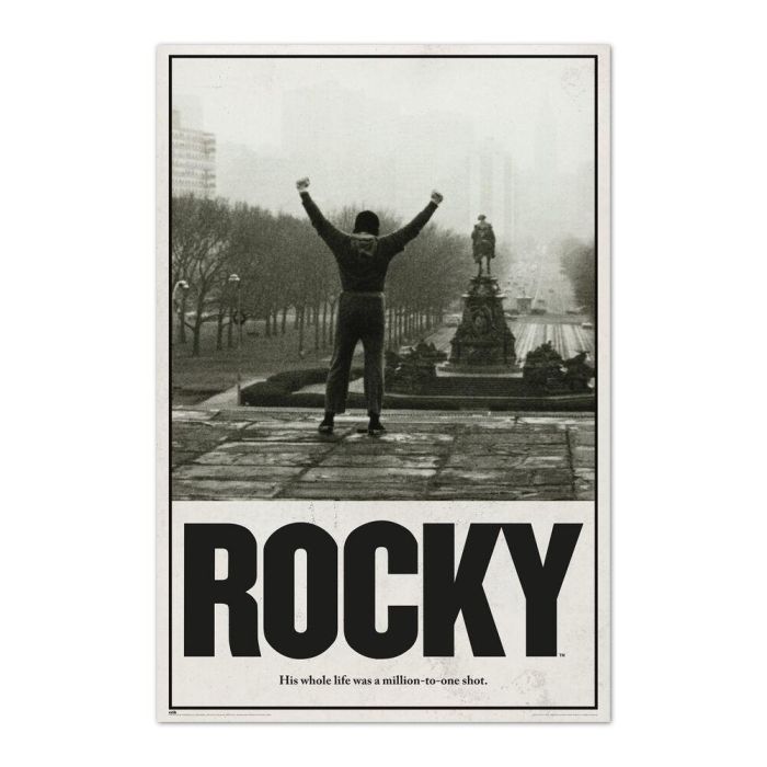 ERIK Póster Rocky Balboa "Una Oportunidad Entre un Millón" 91,5x61cm, Papel Brillo Alta Calidad 150gr