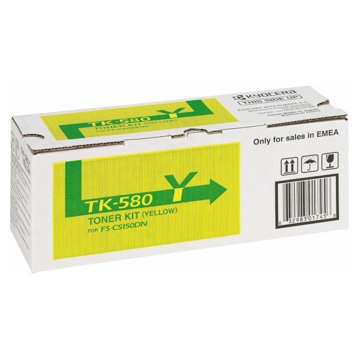 Kyocera TK-580Y Tóner Amarillo para FS-C5150DN P6021CDN