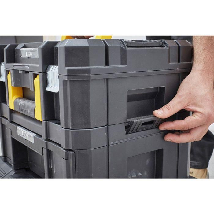 STANLEY Tstak-Fatmax - Caja de cajones grande con 6 compartimentos extraíbles, 9,5 l - 44 x 33,17 x 17,6 cm - FMST1-71968 2 STANLEY Tstak-Fatmax - Caja de cajones grande con 6 compartimentos extraíbles, 9,5 l - 44 x 33,17 x 17,6 cm - FMST1-71968 2