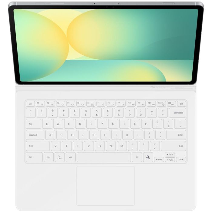 Samsung Book Cover Keyboard fr Tab S10 FE+. White 9 Samsung Book Cover Keyboard fr Tab S10 FE+. White 9