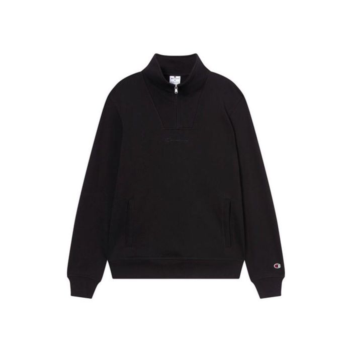 Sudadera sin Capucha Hombre Champion Icons Tonal Negro XL Sudadera sin Capucha Hombre Champion Icons Tonal Negro XL