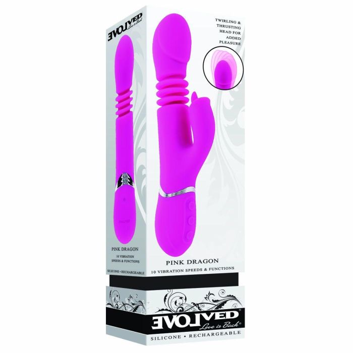 Vibrador Punto G Evolved Dragon Rosa 1 Vibrador Punto G Evolved Dragon Rosa 1