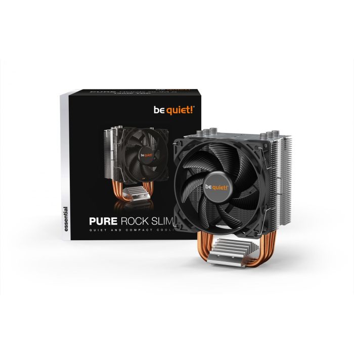 be quiet! Pure Rock Slim 2 Enfriador CPU para Procesador, Compatible con FMx, AM3/4/5, 115x, 1200, 1700, TDP 130W 4