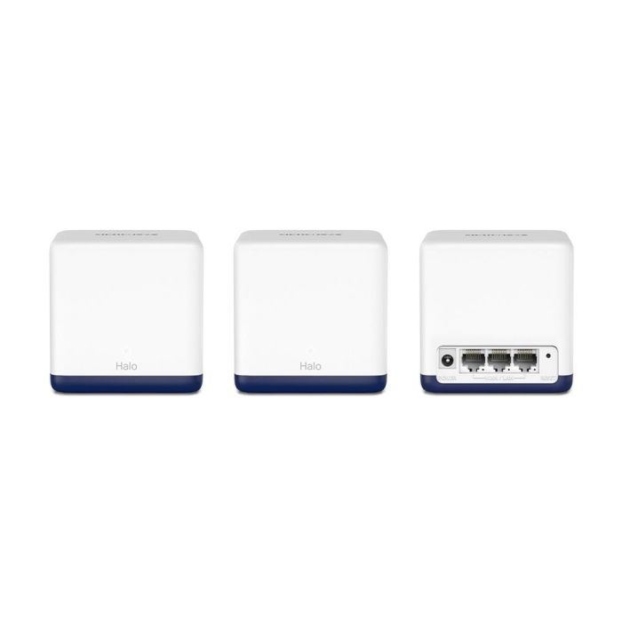 Mercusys Halo H50G (3-pack) Doble banda (2,4 GHz / 5 GHz) Wi-Fi 5 (802.11ac) Blanco Interno 1 Mercusys Halo H50G (3-pack) Doble banda (2,4 GHz / 5 GHz) Wi-Fi 5 (802.11ac) Blanco Interno 1