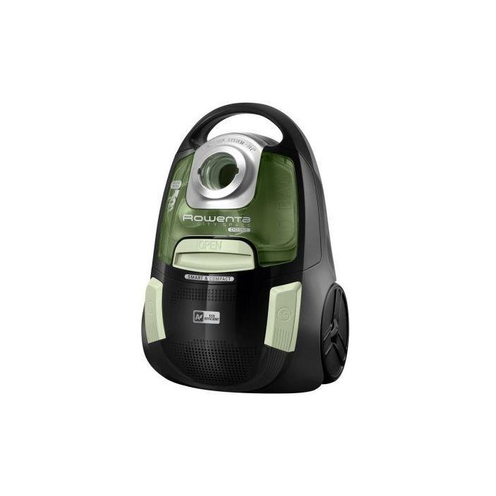 ASPIRADOR DE TRINEO SIN BOLSA ROWENTA RO2712 CITY SPACE CYCLONIC - 750W - DEPÓSITO 2.5L - NIVEL DE RUIDO 78DB - CABLE 5M - NEGRO/VERDE 1