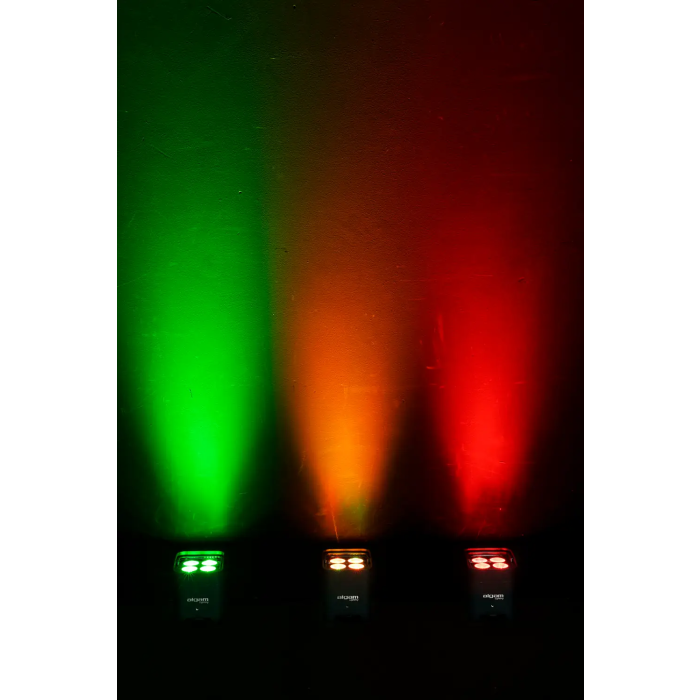 Algamlight Foco Par Led 4x12W RGB IP65 con Batería y W-DMX 8