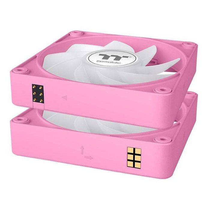 Thermaltake CT140 EX Reverse ARGB Sync Ventilador de PC 140mm Rosa 3 Unidades 1 Thermaltake CT140 EX Reverse ARGB Sync Ventilador de PC 140mm Rosa 3 Unidades 1