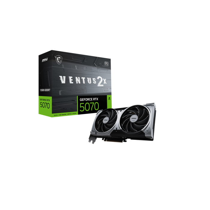MSI GeForce RTX 5070 VENTUS 2X OC 12GB GDDR7 192-bit PCIe x16 5.0 912-V532-003