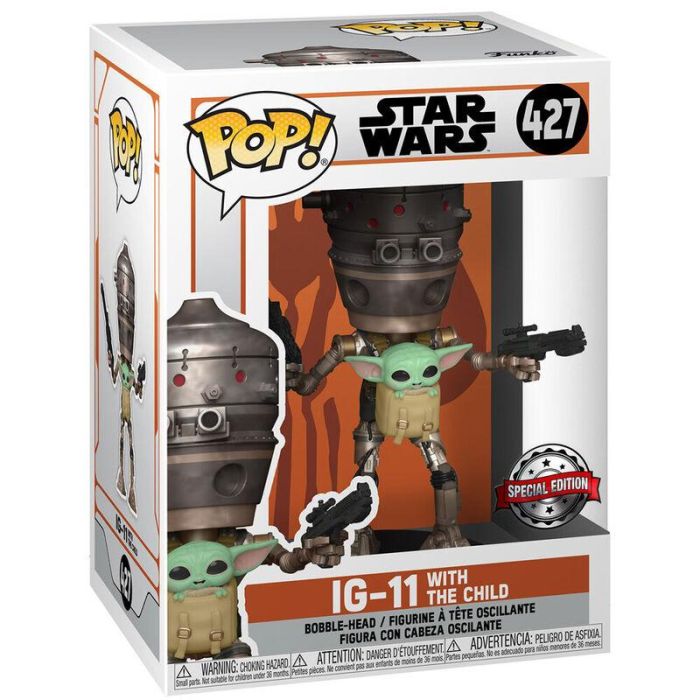 Set figura POP & Tee Star Wars IG-11 With the Child Exclusive 1