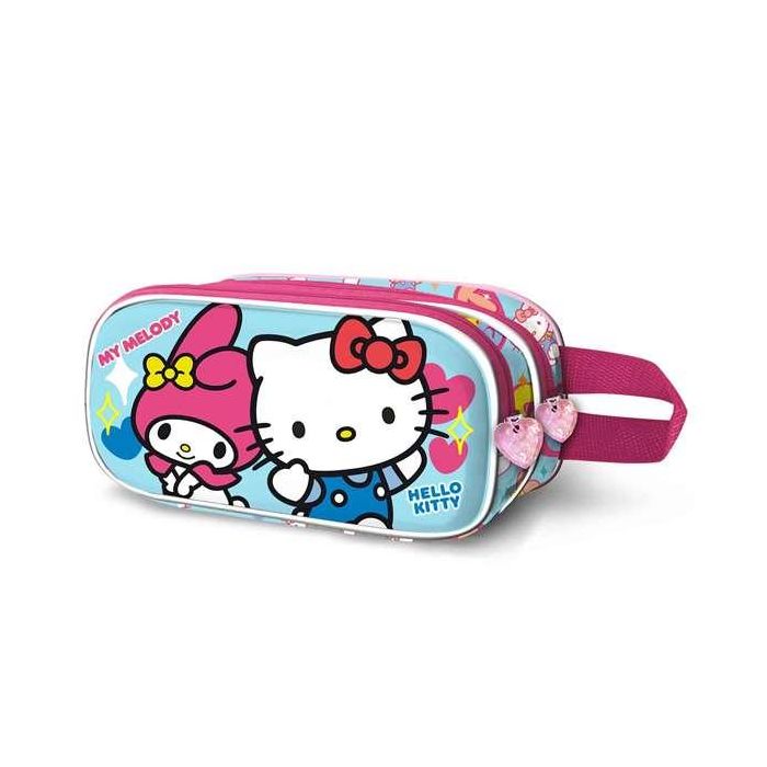 Karactermania Estuche Portatodo Doble 3D Hello Kitty Friendship Azul 22 x8 x9,5 cm 0 Karactermania Estuche Portatodo Doble 3D Hello Kitty Friendship Azul 22 x8 x9,5 cm 0