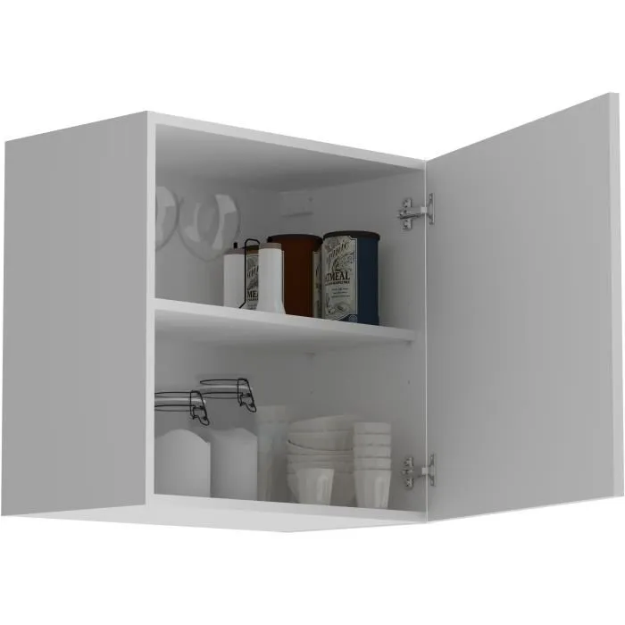 Oslo 244002 Muebles altos de Oslo 1 puerta - blanco - l 60 x D 36 x h 58 cm 2
