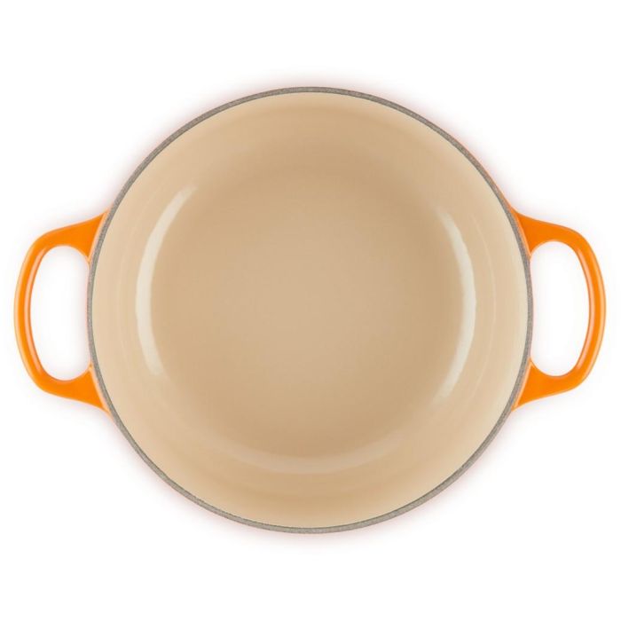 Le Creuset Bräter Redondo de Hierro Fundido 22cm, Color Volcánico 4