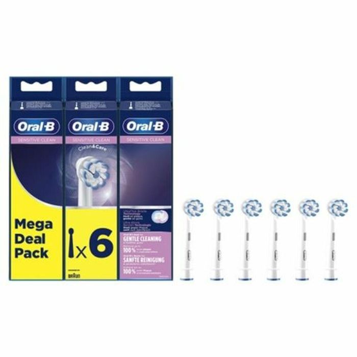 Recambio para Cepillo de Dientes Eléctrico Oral-B EB60 6 SENSITIVE