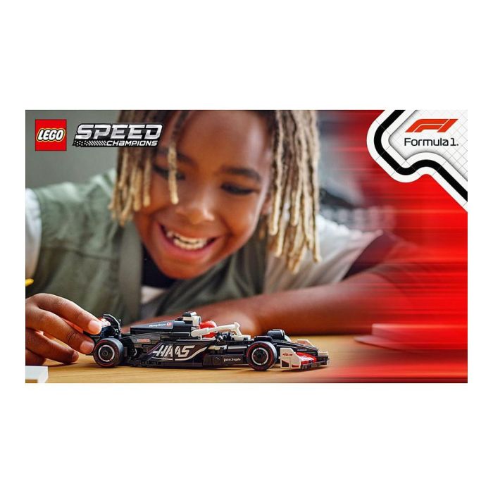 LEGO Speed Champions MoneyGram Haas F1 Team VF-24 Coche de Carreras, Juego de Construcción, 242 Piezas, 10+ Años 18