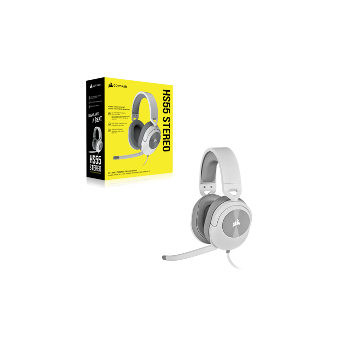Corsair Gaming HS55 Cascos Blancos - CA-9011261-UE 3