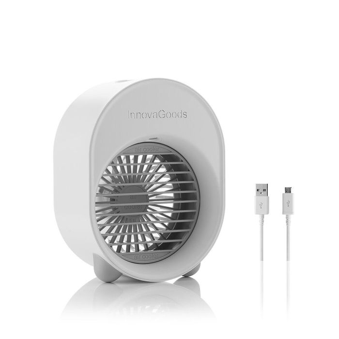 Mini Climatizador Humidificador por Ultrasonidos con LED Koolizer InnovaGoods 3 Mini Climatizador Humidificador por Ultrasonidos con LED Koolizer InnovaGoods 3