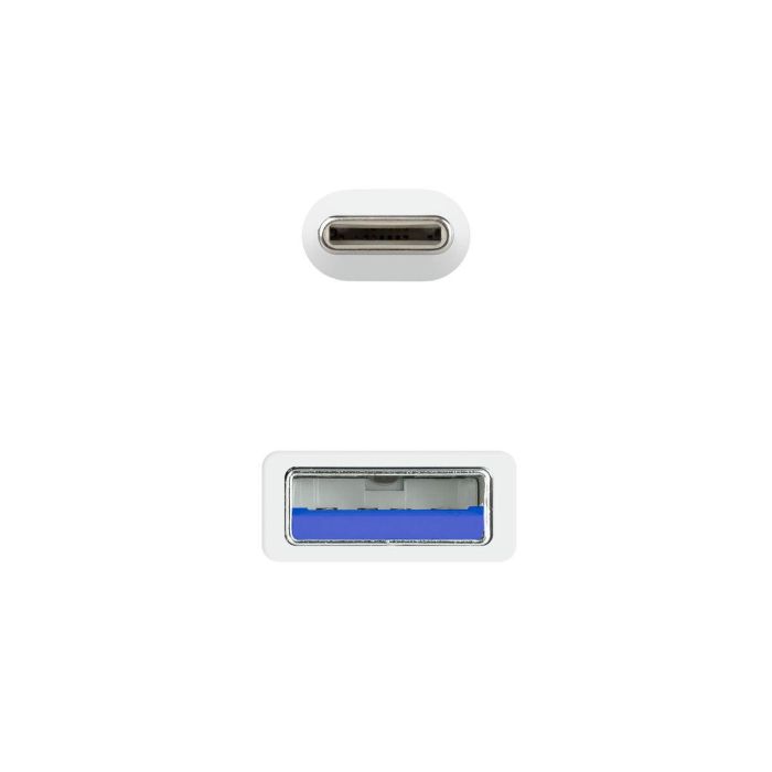 Cable USB-C NANOCABLE 10.01.4001-L150-W Blanco 1,5 m 2 Cable USB-C NANOCABLE 10.01.4001-L150-W Blanco 1,5 m 2