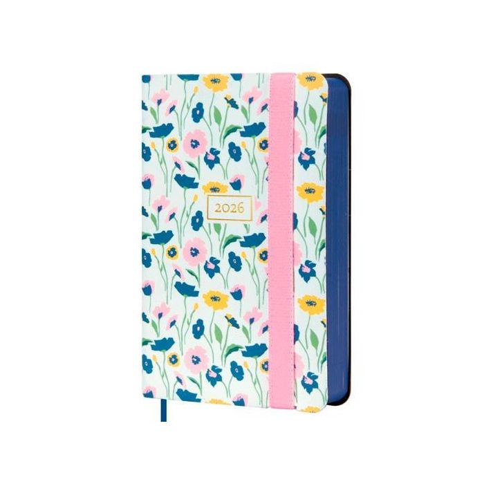 Finocam F2-82x127 mm Agenda Flexi Joy 1 Día/Página Tapa Blanda Fiona 2026 - Material Suave y Elástico