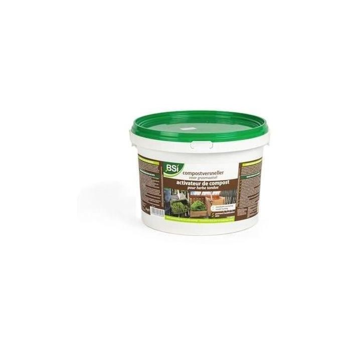 BSI 5420046618260 Activador de Compost para Cortar Césped - Previene Acidificación y Airea - 6 Kg