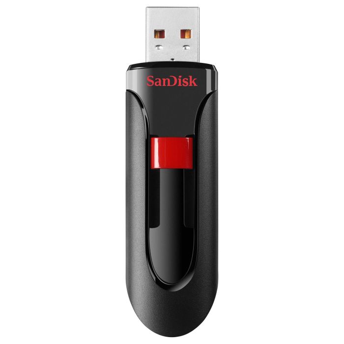 Sandisk Cruzer Glide 256GB USB 2.0 Negro Rojo 0 Sandisk Cruzer Glide 256GB USB 2.0 Negro Rojo 0