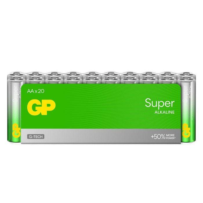 GP GP Super Alkaline AA-battery, 15A/LR6, shrink 20-pack GP GP Super Alkaline AA-battery, 15A/LR6, shrink 20-pack