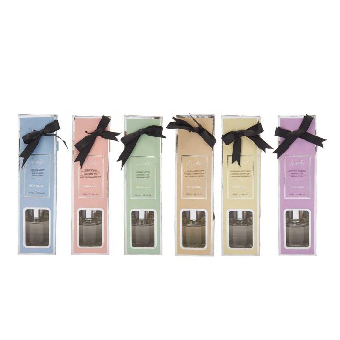 Mikado 50 ml 6 Fragancias Surtido Acorde - Vidrio, Madera, Varios Colores (30 Unidades) 3 Mikado 50 ml 6 Fragancias Surtido Acorde - Vidrio, Madera, Varios Colores (30 Unidades) 3