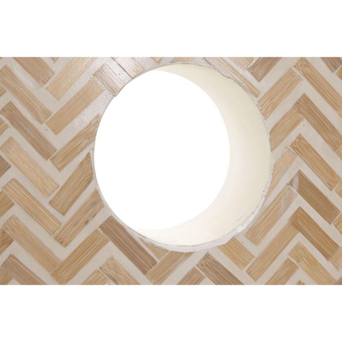 DKD Home Decor Jarrón Decorativo Tropical Raviet de Bambú y Resina, Mosaico Surtido Marrón Blanco (Set de 2) 13 x 52 x 47 cm 1 DKD Home Decor Jarrón Decorativo Tropical Raviet de Bambú y Resina, Mosaico Surtido Marrón Blanco (Set de 2) 13 x 52 x 47 cm 1