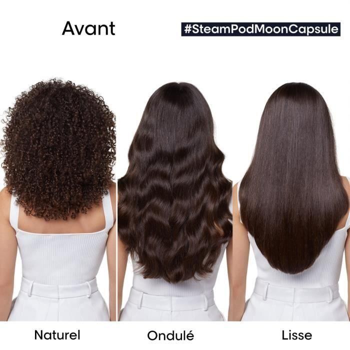 Steampod 4.0 Edición Limitada Moon Capsule - Plancha-rizador de vapor - Placa cerámica de alta resistencia - L'Oréal Professionnel P 5