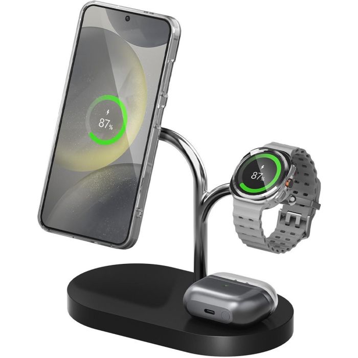 Samsung Cargador Inalámbrico 3 en 1 Negro 0 Samsung Cargador Inalámbrico 3 en 1 Negro 0