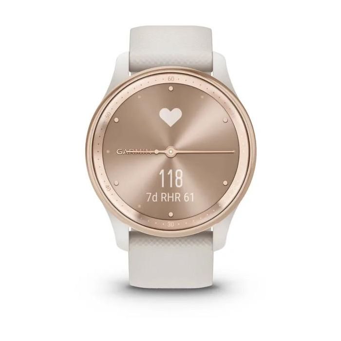 Pulsera de Actividad GARMIN vivomove Trend Negro Gris Rosa Dorado 5