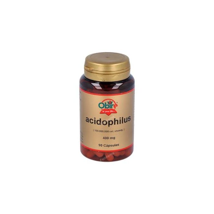OBIRE Acidophilus Lactobacillus acidophilus 90 cápsulas para flora intestinal