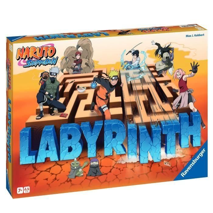 Naruto Labyrinth - juegos de mesa - Naruto Shippuden - Edad 7 - Ravensburger 4