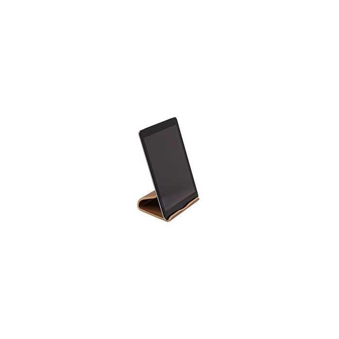 TERRATEC Tabletständer Holzeins braun Echtholz 1