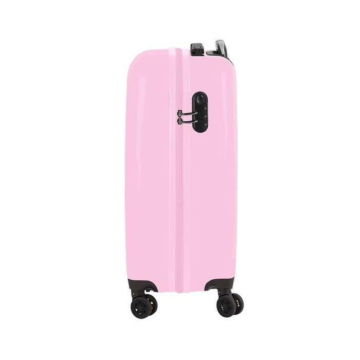 Safta Trolley Cabina 20" Minnie Mouse "Me Time" 34,5x55x20cm Rosa Claro Poliéster 2