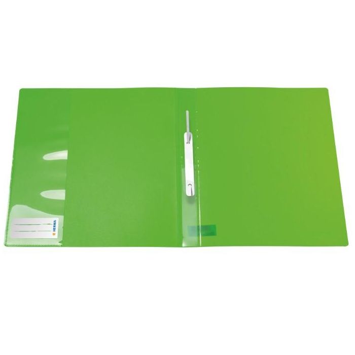 HERMA Schnellhefter A4 neon grün Polypropylen 3St. 1