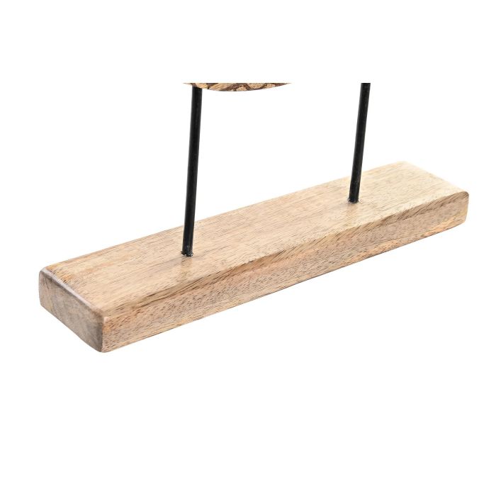 DKD Home Decor Decoración Urban Natural Blanco 8 x 40 x 30 cm (4 Unidades) 2