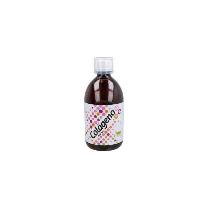 HERDIBEL Colágeno Marino Hidrolizado 500ml con Vitaminas C, B5, B2, B6, B1 para Piel y Tejidos