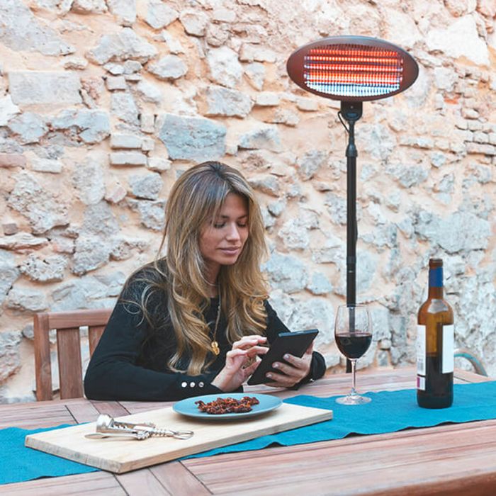 Estufa de Exterior Cecotec Ready Warm 8100 Power Quartz 2000 W 2